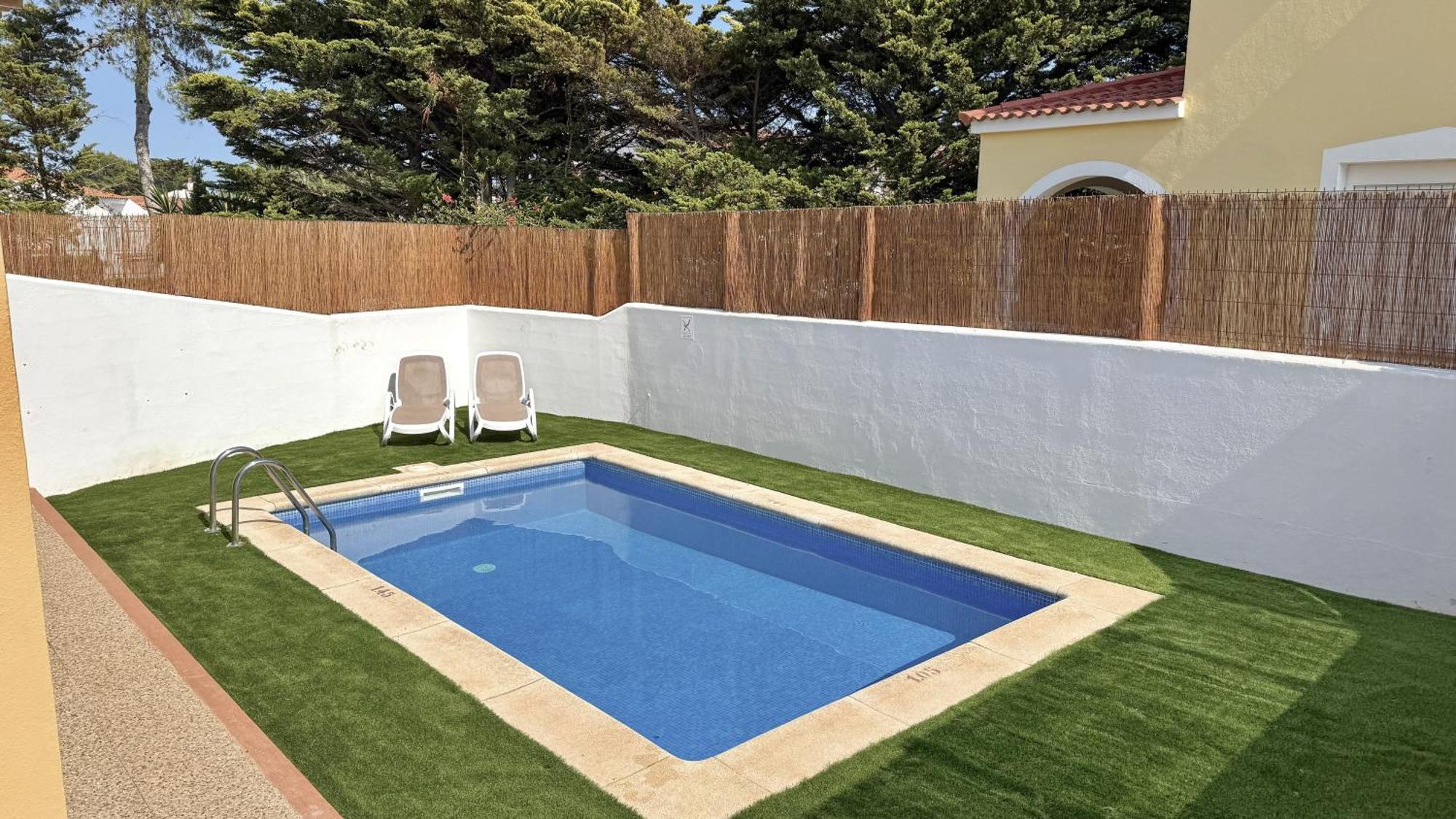 Chalet Villafranca Menorca Con Piscina Privada Cala en Bosc Eksteriør billede
